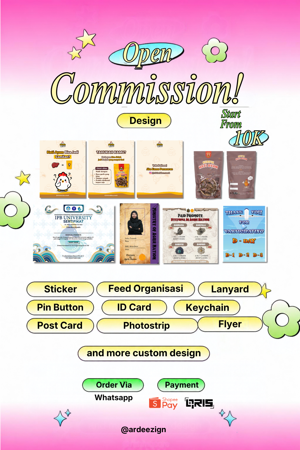 Ardeezign Open Commission
